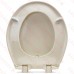 Bemis 200E4 (Biscuit/Linen) Premium Plastic Soft-Close Round Toilet Seat