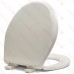 Bemis 200E4 (Biscuit/Linen) Premium Plastic Soft-Close Round Toilet Seat