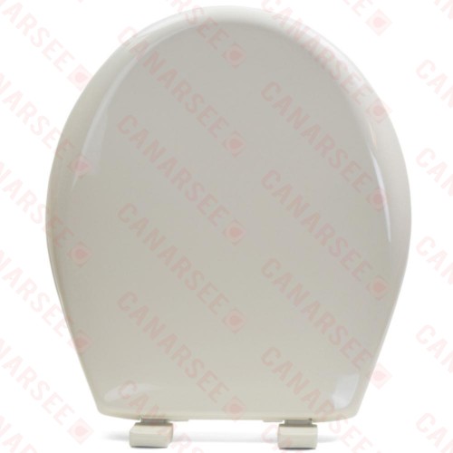 Bemis 200E4 (Biscuit/Linen) Premium Plastic Soft-Close Round Toilet Seat