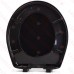 Bemis 200SLOWT (Black) Premium Plastic Soft-Close Round Toilet Seat
