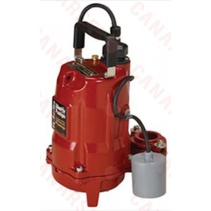 Automatic Effluent Pump w/ Wide Angle Float Switch, 6/10HP, 25' cord, 208/240V