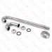 1-1/4" x 20-1/2" S-Trap, 17GA, Chrome Plated Brass