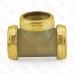 1-1/2" Tee, Rough Brass