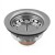 St. Steel Big Boy Kitchen Sink Drain Strainer w/ Spring Clip Basket
