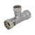 3/4" x 3/4" x 1/2" MegaPressG Tee