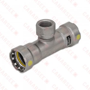 3/4" Press x 3/4" Press x 1/2" FNPT MegaPressG Tee