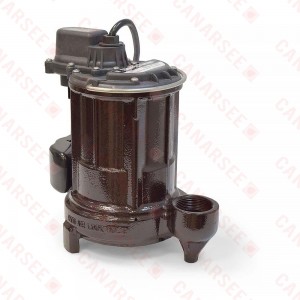 Automatic Sump/Effluent Pump w/ Vertical Float Switch 25' cord, 1/3HP, 115V