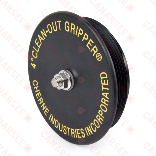 4" MIP Gripper Test Tee/Cleanout Mechanical Plug