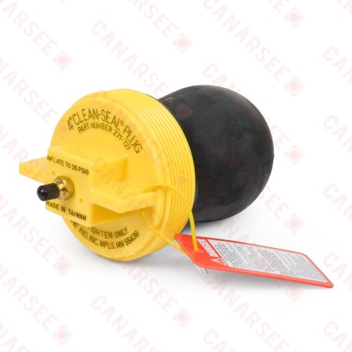 4" MIP Clean-Seal Inflatable Test Tee/Cleanout Plug