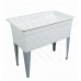 40" x 24" x 15" Utilatub BigTub Extra Large Laundry Sink/Tub, Single Compartment, Floor-Standing
