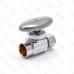 1/2” Sweat x 3/8” OD Compression Straight Stop Valve (Multi-Turn), Lead-Free