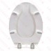 Bemis 2L2150T (White) 2" Lift Medic-Aid Plastic Elongated Toilet Seat w/ DuraGuard, Heavy-Duty