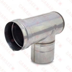 4" Z-Vent Vertical Condensate Drain Tee