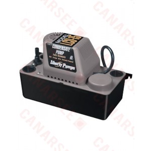 Liberty Pumps LCU-15S 1/50 HP Manual Condensate Removal Pump w/ Safety Switch, 110V ~ 120V, 6" cord