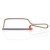 Plated Mini-Hacksaw w/ 6” Blade