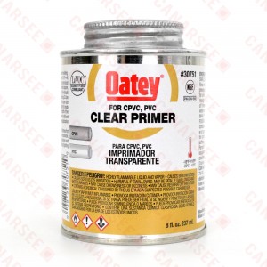 8 oz Clear PVC/CPVC Primer w/ Dauber