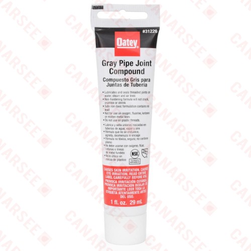 Gray Pipe Joint Compound, 1 oz