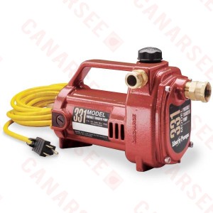 Liberty Pumps 331 1/2 HP Portable Utility Pump, 115V, 20" cord