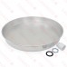 18" Aluminum Water Heater Pan, 1" PVC Adapter