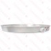 24" Aluminum Water Heater Pan, 1" PVC Adapter