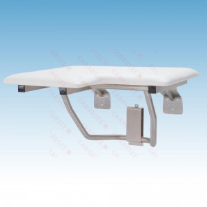 26" x 21" Wall-Mount Rectangular Folding Shower Seat, Right-Hand, Padded