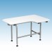 26" x 21" Rectangular Folding Shower Seat w/ Legs, Left-Hand, Padded