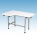 26" x 21" Rectangular Folding Shower Seat w/ Legs, Right-Hand, Padded