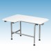 26" x 21" Rectangular Folding Shower Seat w/ Legs, Right-Hand, Padded
