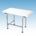 26" x 14.5" Rectangular Folding Shower Seat w/ Legs, Padded