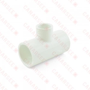 1" x 1" x 1/2" PVC (Sch. 40) Reducing Tee