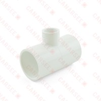 1-1/4" x 1-1/4" x 1/2" PVC (Sch. 40) Reducing Tee