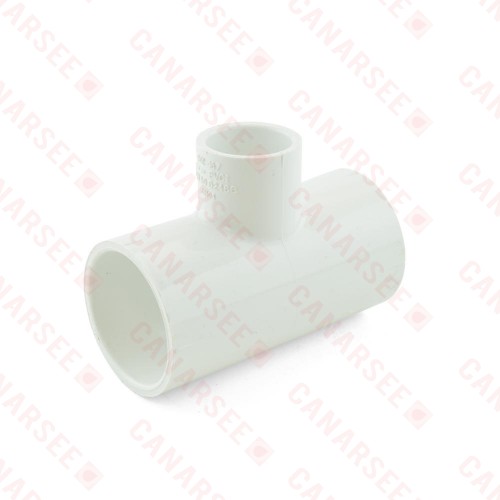 1-1/4" x 1-1/4" x 3/4" PVC (Sch. 40) Reducing Tee