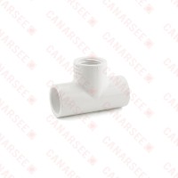 1/2" PVC (Sch. 40) Tee (Socket x Socket x FIPT)