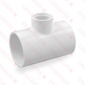 2" x 2" x 1" PVC (Sch. 40) Reducing Tee (Socket x Socket x FIPT) 2" x 2" x 1" PVC (Sch. 40) Reducing Tee (Socket x Socket x FIPT)