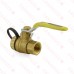 1/2” FIP x 3/4” Garden Hose Brass Ball Valve, Full Port (Lead-Free)