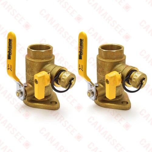 1-1/4" IPS Isolator Flange Valves with Drain