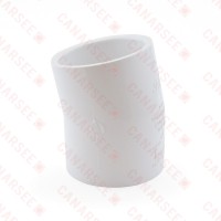 1-1/2" PVC (Sch. 40) 11.25° Elbow
