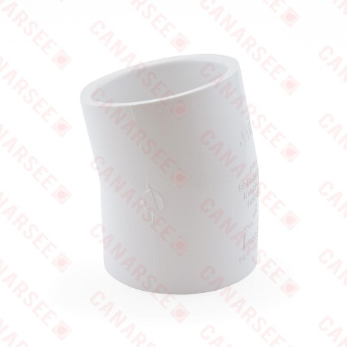 1-1/2" PVC (Sch. 40) 11.25° Elbow