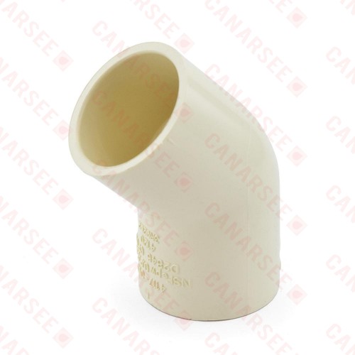 1" CPVC CTS 45° Elbow (Socket x Socket)