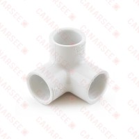 1/2" PVC (Sch. 40) 90° Elbow w/ Side Outlet