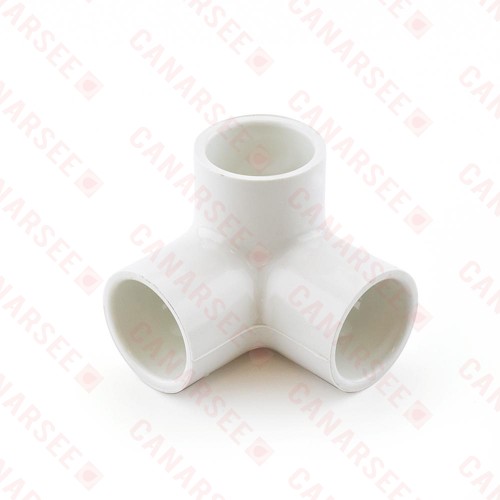 3/4" PVC (Sch. 40) 90° Elbow w/ Side Outlet