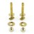 5/16" x 2-1/4" Long Snap-It Solid Brass Closet Bolts Kit