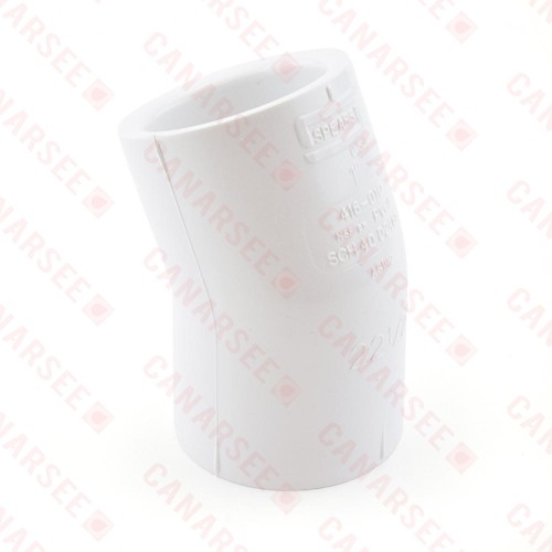 1" PVC (Sch. 40) 22.5° Elbow
