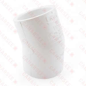 1-1/2" PVC (Sch. 40) 22.5° Elbow
