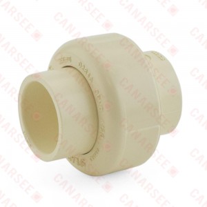 3/4" CTS CPVC Union w/ EPDM O-ring (Socket x Socket) 3/4" CTS CPVC Union w/ EPDM O-ring (Socket x Socket)