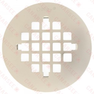 4-1/4" Satin Nickel (UltraShine PVD ) Round Snap-Tite Strainer for Oatey Shower Drains