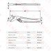 6.5” Straight Jaw Tongue & Groove Pliers, 7/8” Jaw Capacity