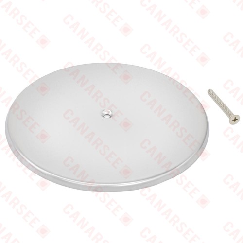 8" dia. Stainless Steel Cleanout Cover Plate w/ Screw