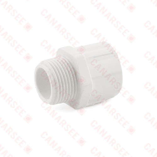 3/4" PVC (Sch. 40) MIP x Socket Adapter