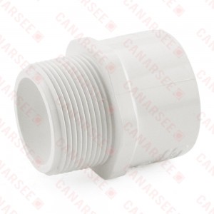 1-1/2" PVC (Sch. 40) MIP x Socket Adapter